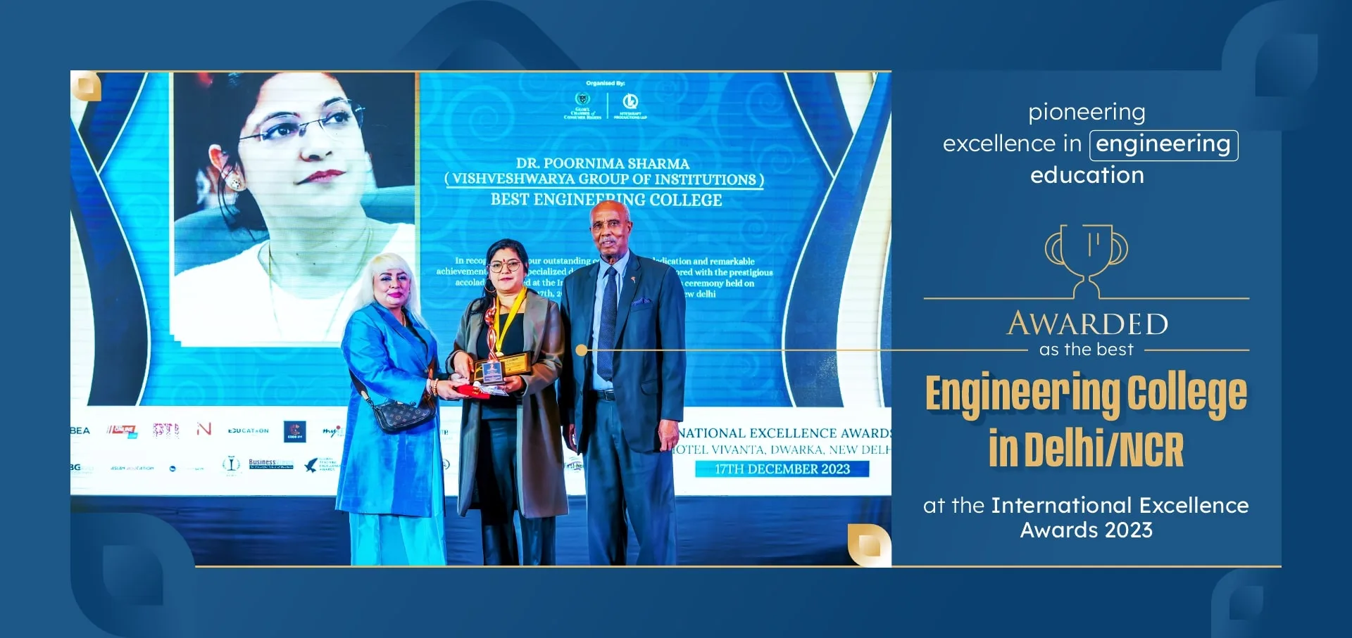 Students on the VGI Greater Noida campus